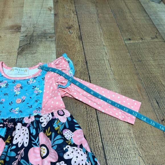 Abby & evie Pink Floral Dress boutique - Picture 10 of 13